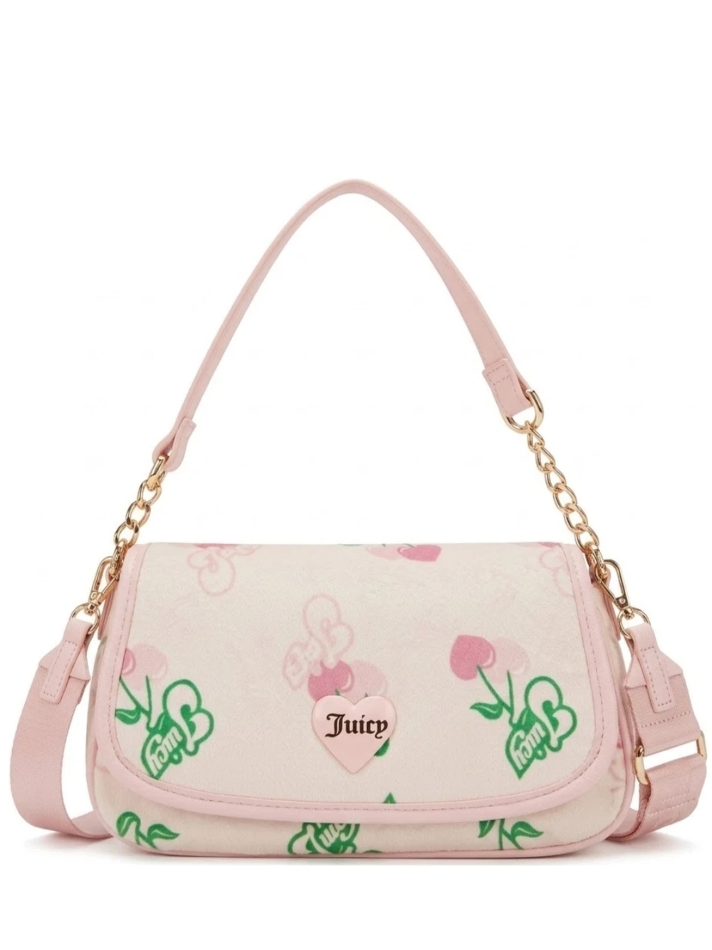 Juicy Couture Exclusive Retro Cherry  Crossbody Bag With Coin Pouch NWT